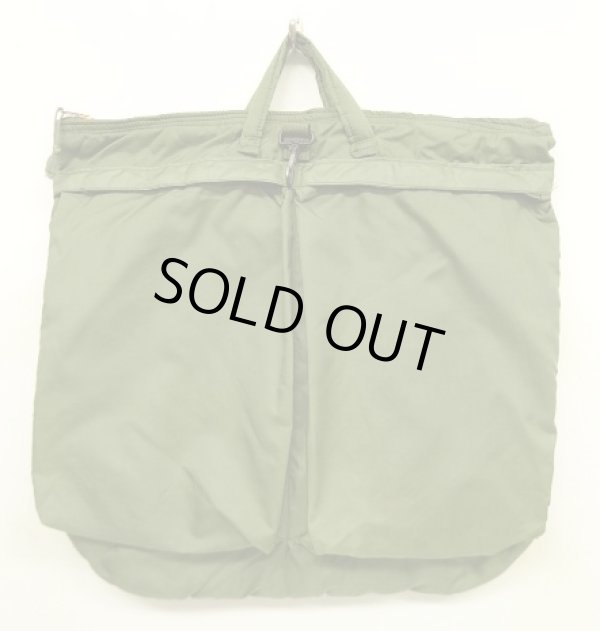 画像1: 80'S アメリカ軍 USAF フライヤーズ ヘルメットバッグ SCOVILLブラスジップ (VINTAGE)