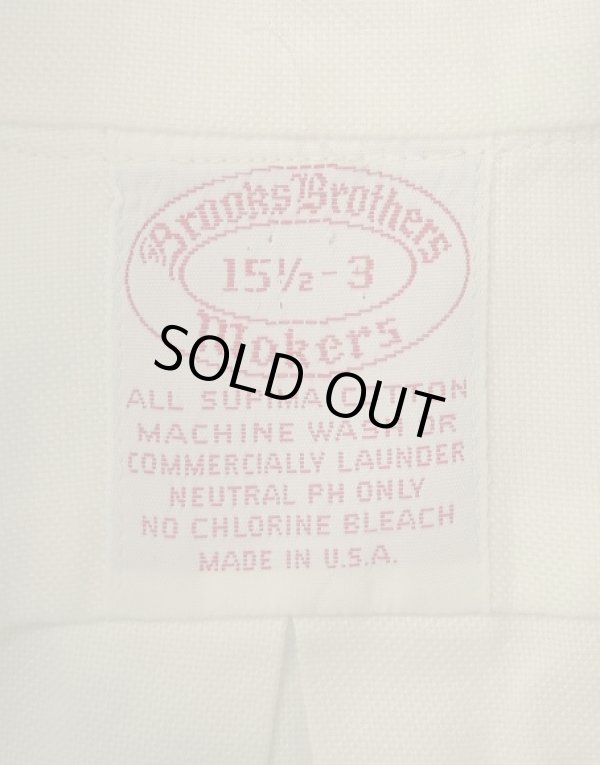 画像2: 90'S BROOKS BROTHERS "MAKERS" オックスフォード BDシャツ ホワイト USA製 (VINTAGE)