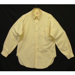 画像: 60'S BROOKS BROTHERS "MAKERS" 6ボタン オックスフォード BDシャツ ストライプ USA製 (VINTAGE)