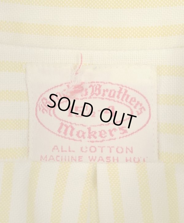 画像2: 60'S BROOKS BROTHERS "MAKERS" 6ボタン オックスフォード BDシャツ ストライプ USA製 (VINTAGE)