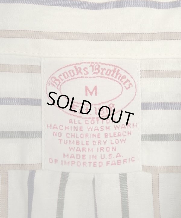 画像2: 90'S BROOKS BROTHERS ポプリン BDシャツ ストライプ USA製 (VINTAGE)