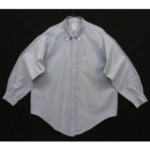 画像: 80'S BROOKS BROTHERS "MAKERS" オックスフォード BDシャツ ブルー USA製 (VINTAGE)
