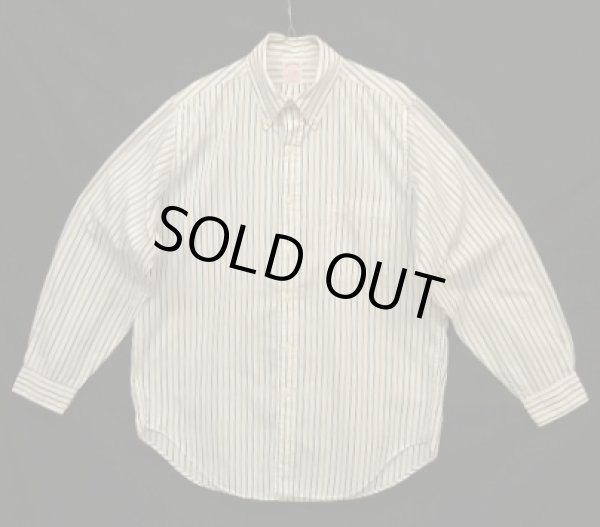 画像1: 90'S BROOKS BROTHERS ポプリン BDシャツ ストライプ USA製 (VINTAGE)