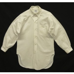 画像: 60'S BROOKS BROTHERS "MAKERS" 6ボタン オックスフォード BDシャツ ホワイト USA製 (VINTAGE)