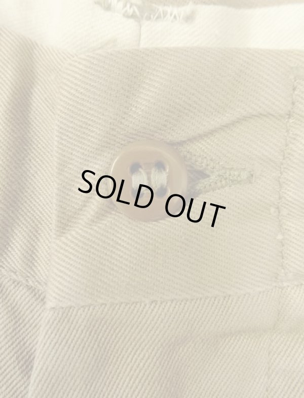 画像2: 50'S アメリカ軍 US ARMY "MIL-T-2064C" ボタンフライ チノパンツ W32L33 (VINTAGE)