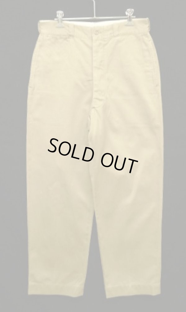 画像1: 50'S アメリカ軍 US ARMY "MIL-T-2064C" ボタンフライ チノパンツ W31L31 (VINTAGE)