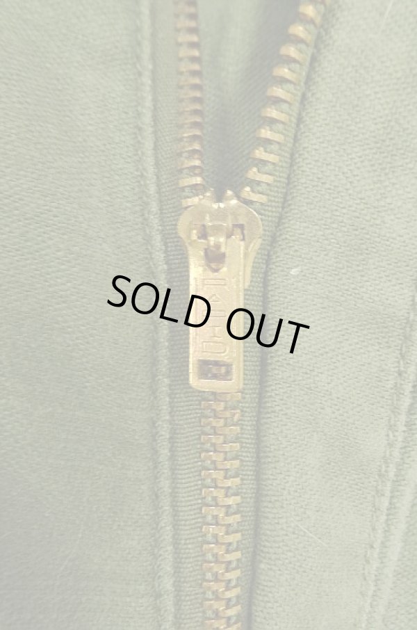 画像3: 70'S アメリカ軍 US ARMY "OG107" コットンサテン ベイカーパンツ W32L29 RAPIDブラスジップ (VINTAGE)