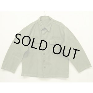 画像: 50'S アメリカ軍 US ARMY "1st MODEL" OG107 コットンサテン ユーティリティシャツ (VINTAGE)