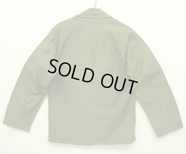 画像4: 50'S アメリカ軍 US ARMY "1st MODEL" OG107 コットンサテン ユーティリティシャツ (DEADSTOCK)