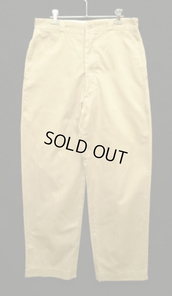 画像1: 50'S アメリカ軍 US ARMY "MIL-T-2064C" ボタンフライ チノパンツ W32L33 (VINTAGE)