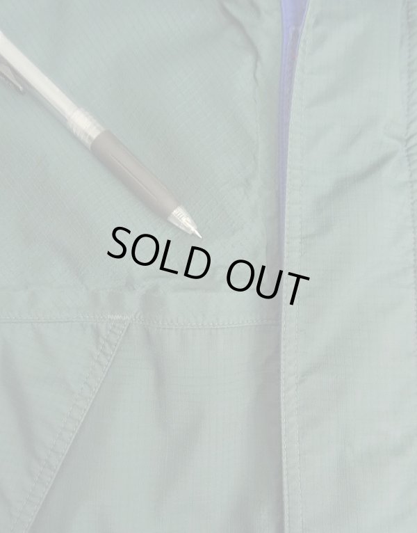 画像5: 90'S PATAGONIA "SUPER PLUMA JACKET" リップストップ ナイロンジャケット ダークグリーン/ブルー (VINTAGE)