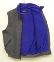 画像4: 80'S PATAGONIA "三角旧タグ" シェルドシンチラベスト 裏地フリース ナイロンベスト ダークグレー USA製 (VINTAGE)