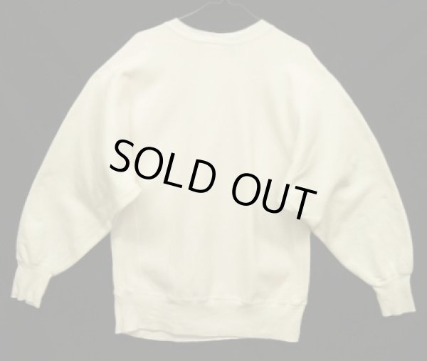 画像4: 80'S CHAMPION "三段プリント" トリコタグ リバースウィーブ ホワイト USA製 (VINTAGE)