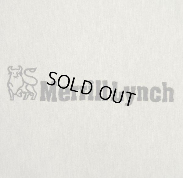 画像3: 90'S CHAMPION "MERRILL LYNCH" 刺繍タグ リバースウィーブ グレー USA製 (VINTAGE)