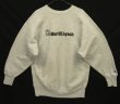 画像1: 90'S CHAMPION "MERRILL LYNCH" 刺繍タグ リバースウィーブ グレー USA製 (VINTAGE)