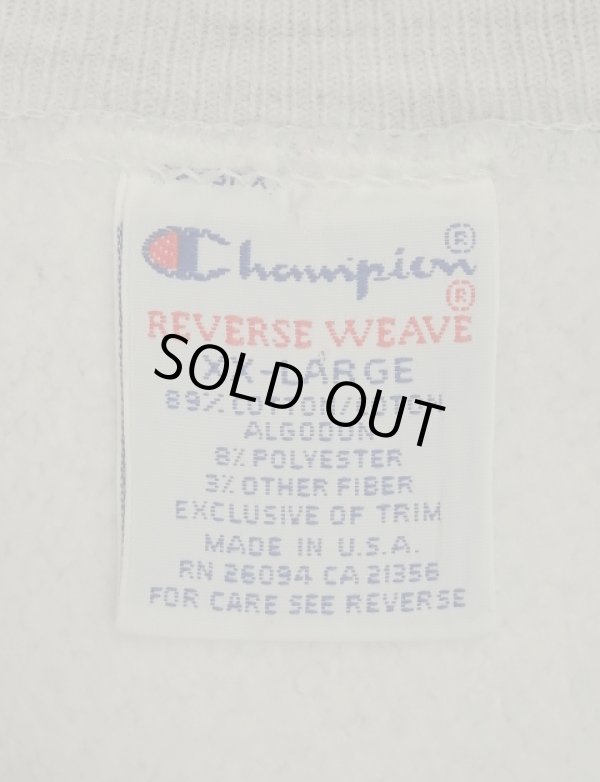 画像2: 90'S CHAMPION "MERRILL LYNCH" 刺繍タグ リバースウィーブ グレー USA製 (VINTAGE)