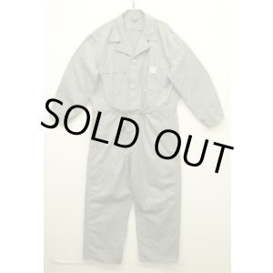 画像: 50'S HERCULES ヘリンボーンツイル オールインワン カバーオール TALONジップ グレー系カーキ (VINTAGE)
