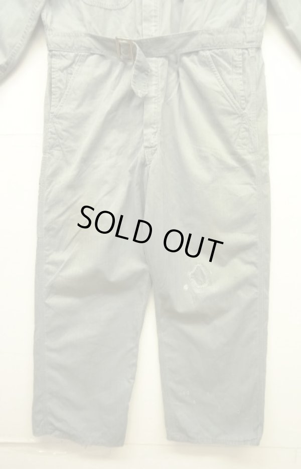 画像6: 50'S HERCULES ヘリンボーンツイル オールインワン カバーオール TALONジップ グレー系カーキ (VINTAGE)