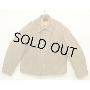 画像: 40'S SPORTOGS by LEATHERKRAFT レーヨンギャバジン ドリズラージャケット ダークベージュ (VINTAGE)