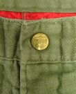 画像2: 60'S BIG SMITH トップスナップボタン 裏地キルティング ペインターパンツ オリーブ SCOVILLジップ (VINTAGE)
