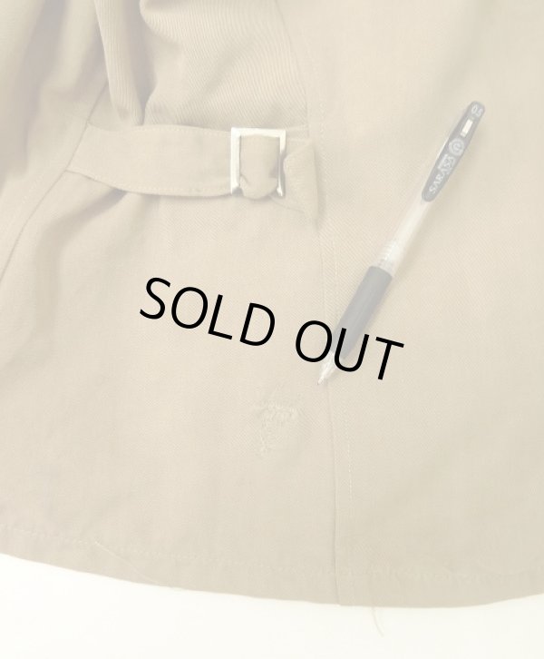 画像8: 40'S SPORTOGS by LEATHERKRAFT レーヨンギャバジン ドリズラージャケット ダークベージュ (VINTAGE)