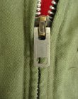 画像3: 70'S KEY IMPERIAL 三角タグ ドリズラージャケット IDEALアルミジップ オリーブ (VINTAGE)