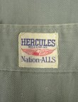 画像2: 50'S HERCULES ヘリンボーンツイル オールインワン カバーオール TALONジップ グレー系カーキ (VINTAGE)