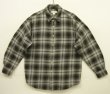 画像1: 90'S J.CREW 旧タグ コットン100% 長袖シャツ オンブレチェック マカオ製 (VINTAGE)