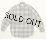 画像: 90'S J.CREW 旧タグ コットン100% 長袖シャツ オンブレチェック マカオ製 (VINTAGE)