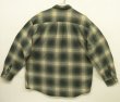 画像3: 90'S J.CREW 旧タグ レーヨン混 長袖シャツ オンブレチェック ポルトガル製 (VINTAGE)