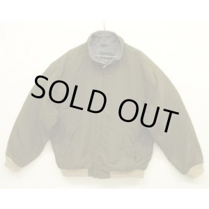 画像: 90'S J.CREW 旧タグ 裏地フリース ナイロン ドリズラージャケット カーキ USA製 (VINTAGE)