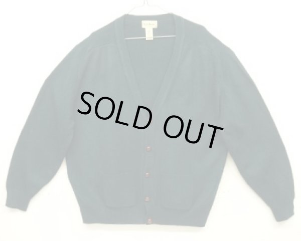 画像1: 90'S LL Bean ラムウール フリーダムスリーブ カーディガン スコットランド製 (VINTAGE)