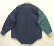 画像4: 80'S ORVIS シャモアクロス 長袖 BDシャツ クレイジーパターン USA製 (VINTAGE)