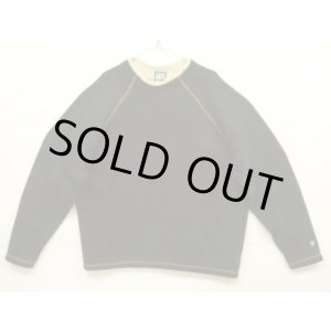 画像: 90'S ALF 襟ボア付き ラグランスリーブ フリースシャツ ダークオリーブ USA製 (VINTAGE)