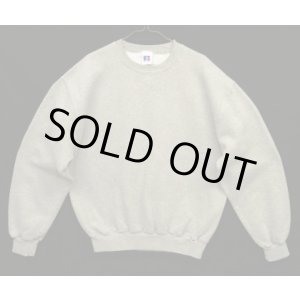 画像: 90'S RUSSELL ATHLETIC 前Vガゼット付き クルーネック スウェットシャツ ヘザーグレー メキシコ製 (VINTAGE)