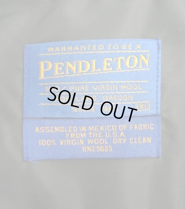 画像2: 90'S PENDLETON "BOARD SHIRT" ウール オープンカラーシャツ オンブレチェック (VINTAGE)
