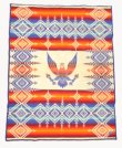 画像1: PENDLETON "BEAVER STATE" 大判 ウールラグ ネイティブ柄 203cm x 155cm USA製 (VINTAGE)