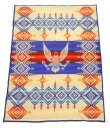 画像3: PENDLETON "BEAVER STATE" 大判 ウールラグ ネイティブ柄 203cm x 155cm USA製 (VINTAGE)