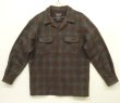 画像1: 00'S PENDLETON "BOARD SHIRT" ウール オープンカラーシャツ オンブレチェック (MINT CONDITION)