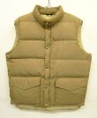 画像1: 70'S LL Bean 筆記体タグ グースダウン ダウンベスト タン (VINTAGE)