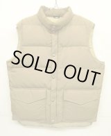 画像: 70'S LL Bean 筆記体タグ グースダウン ダウンベスト タン (VINTAGE)