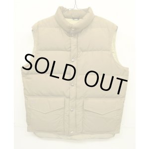 画像: 70'S LL Bean 筆記体タグ グースダウン ダウンベスト タン (VINTAGE)