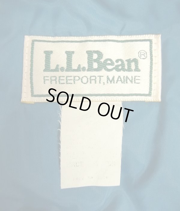 画像2: 90'S LL Bean 中綿入り ナイロン バギーズジャケット ネイビー (VINTAGE)