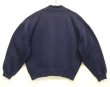 画像4: 80'S LL Bean by RUSSELL ATHLETIC スウェットカーディガン ネイビー USA製 (VINTAGE)
