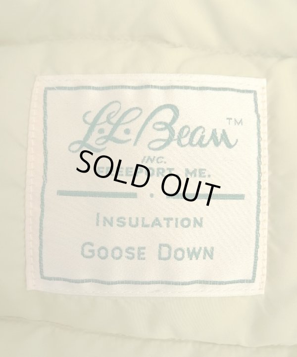 画像2: 70'S LL Bean 筆記体タグ グースダウン ダウンベスト タン (VINTAGE)