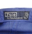 画像6: 90'S RALPH LAUREN ロゴ刺繍 ベースボールキャップ ブルー USA製 (VINTAGE)