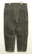 画像3: 90'S RALPH LAUREN "ANDREW PANT" ツープリーツ 太畝 コーデュロイパンツ チャコール (VINTAGE)