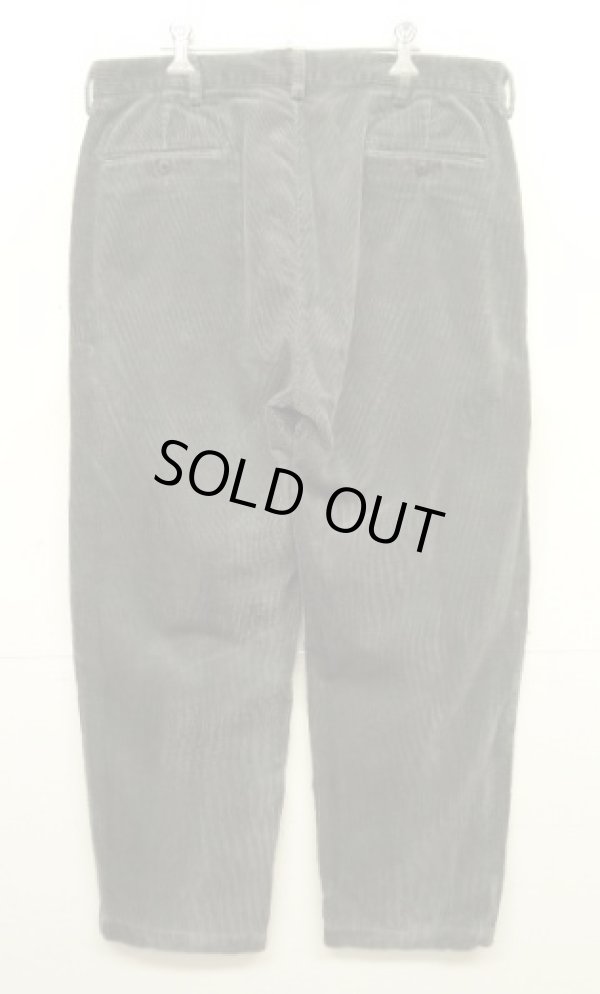 画像3: 90'S RALPH LAUREN "ANDREW PANT" ツープリーツ 太畝 コーデュロイパンツ チャコール (VINTAGE)
