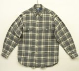 画像: 90'S RALPH LAUREN "WHITFIELD" フランネル 長袖 ワークシャツ チェック柄 (VINTAGE)