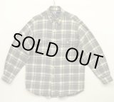 画像: 90'S RALPH LAUREN "WHITFIELD" フランネル 長袖 ワークシャツ チェック柄 (VINTAGE)